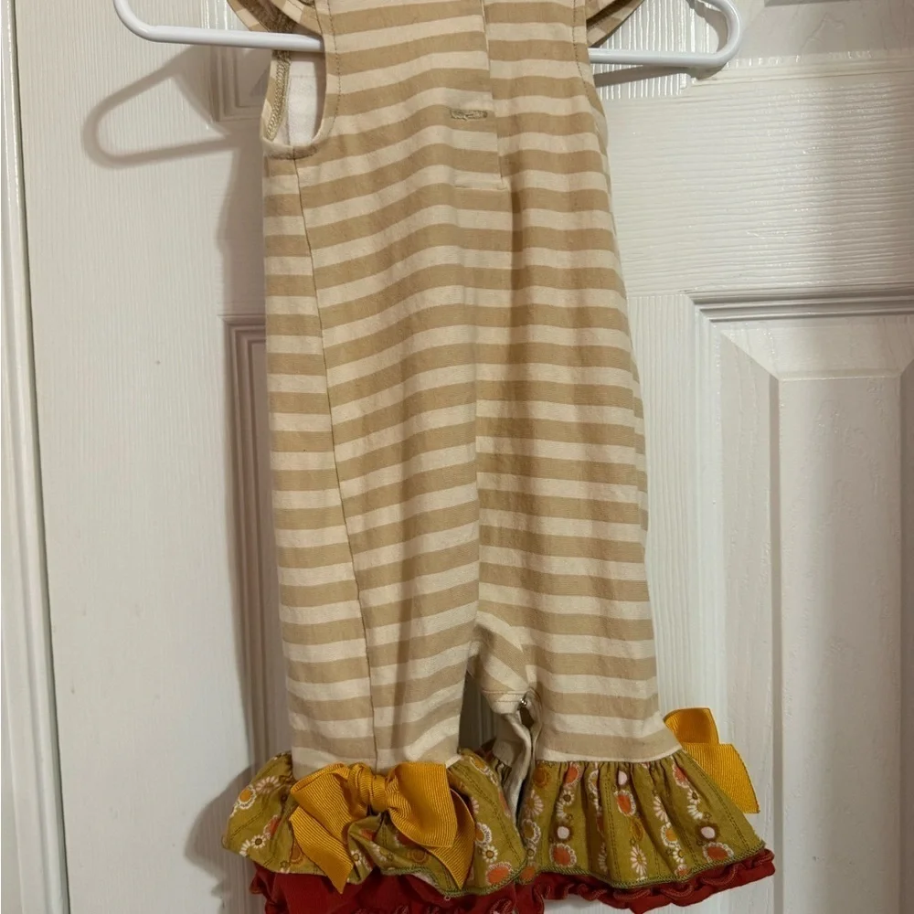 Ricrac & Ruffles Sunflower Romper
